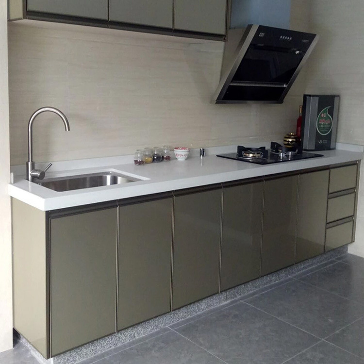 整体橱柜 橱柜定制 欧式橱柜 晶钢门橱柜 烤漆橱柜 双饰面橱柜