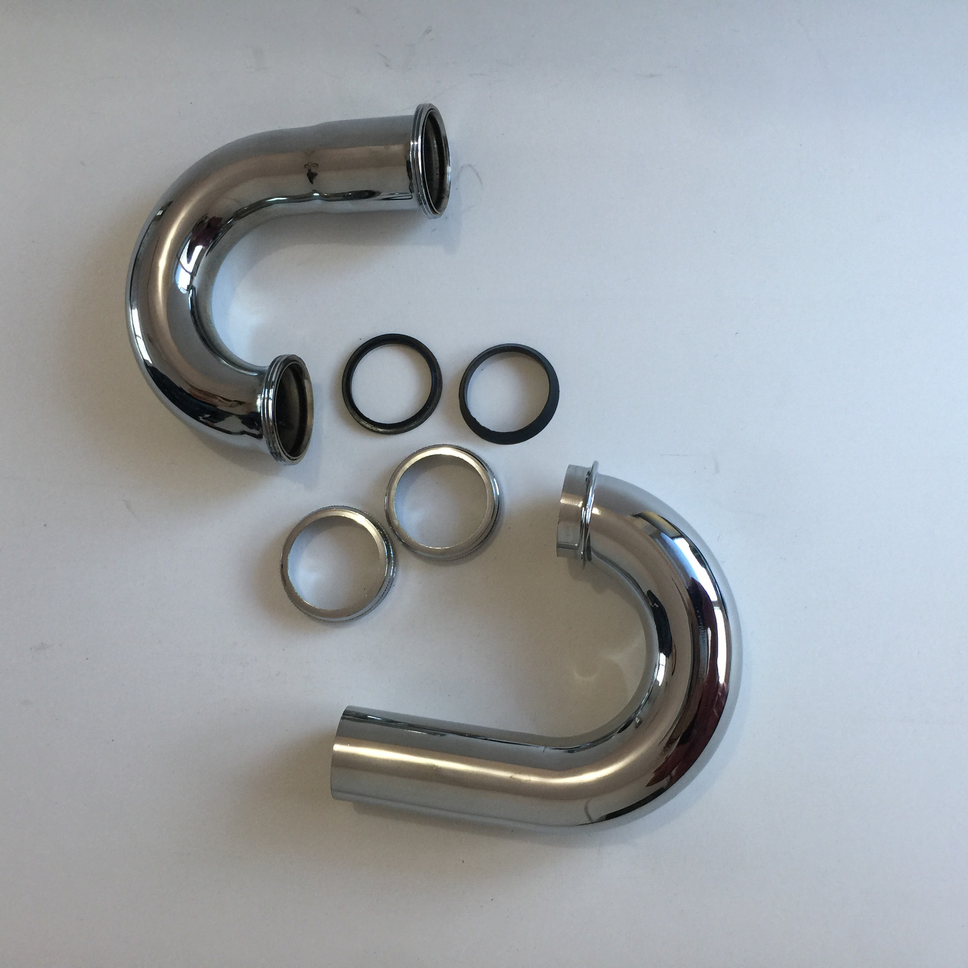 厂家直供不锈钢下水弯管 s弯下水器 电镀不锈钢 连接弯管