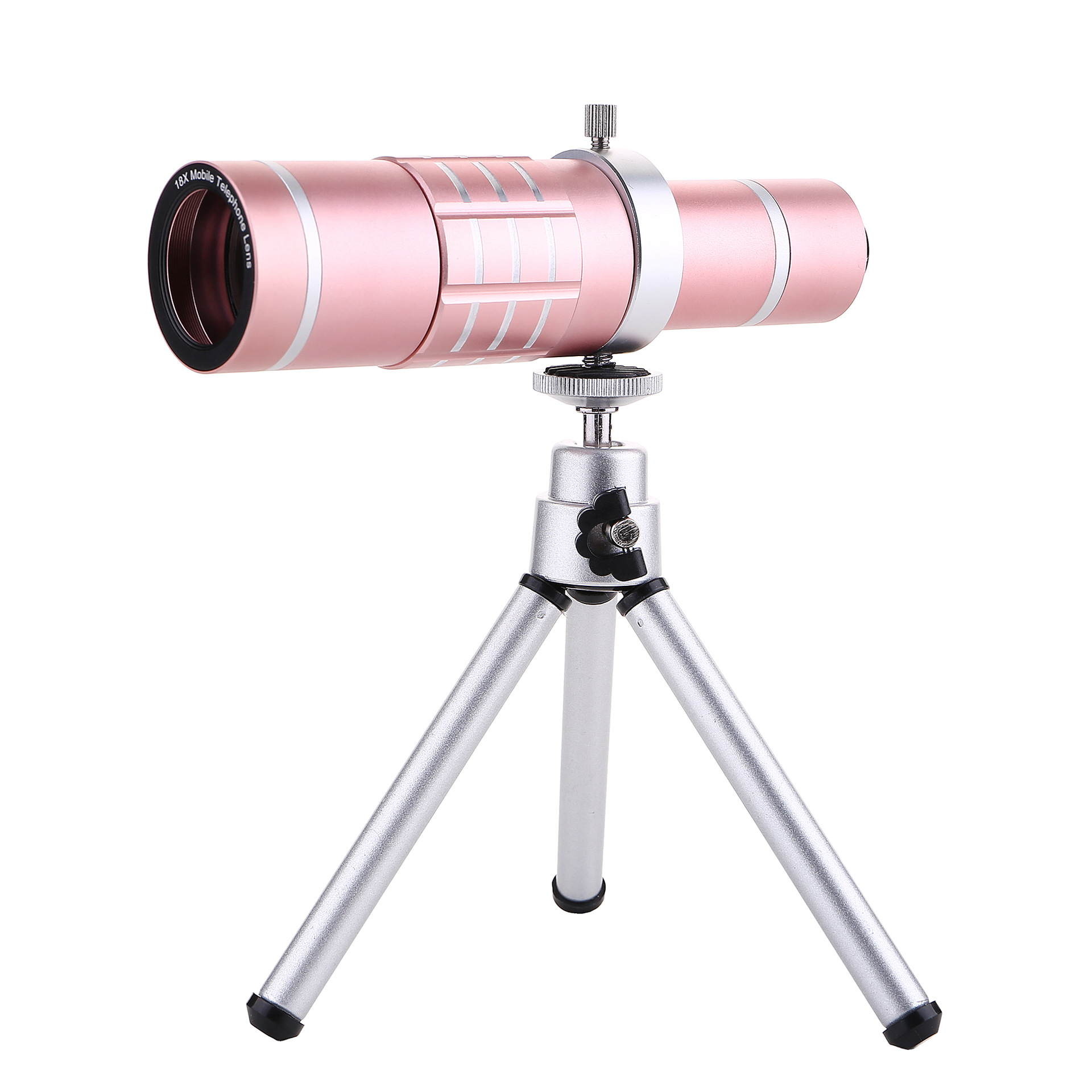 全金属手机望远镜厂家支架所有手机通用18倍高倍高清单筒望远镜