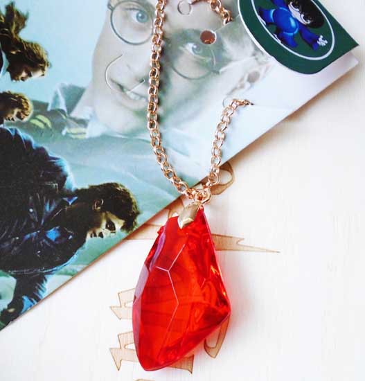 哈利波特项链挂件饰品魔法石吊坠动漫电影卡通周边