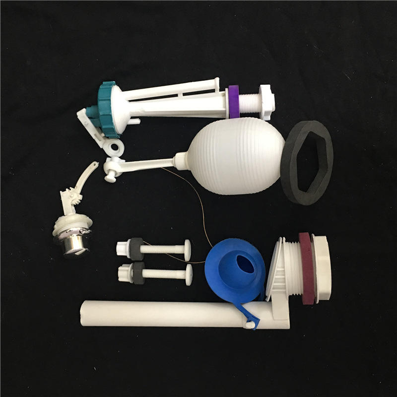 分体马桶水箱配件老式排水阀座便器进水阀双按钮冲水器水件