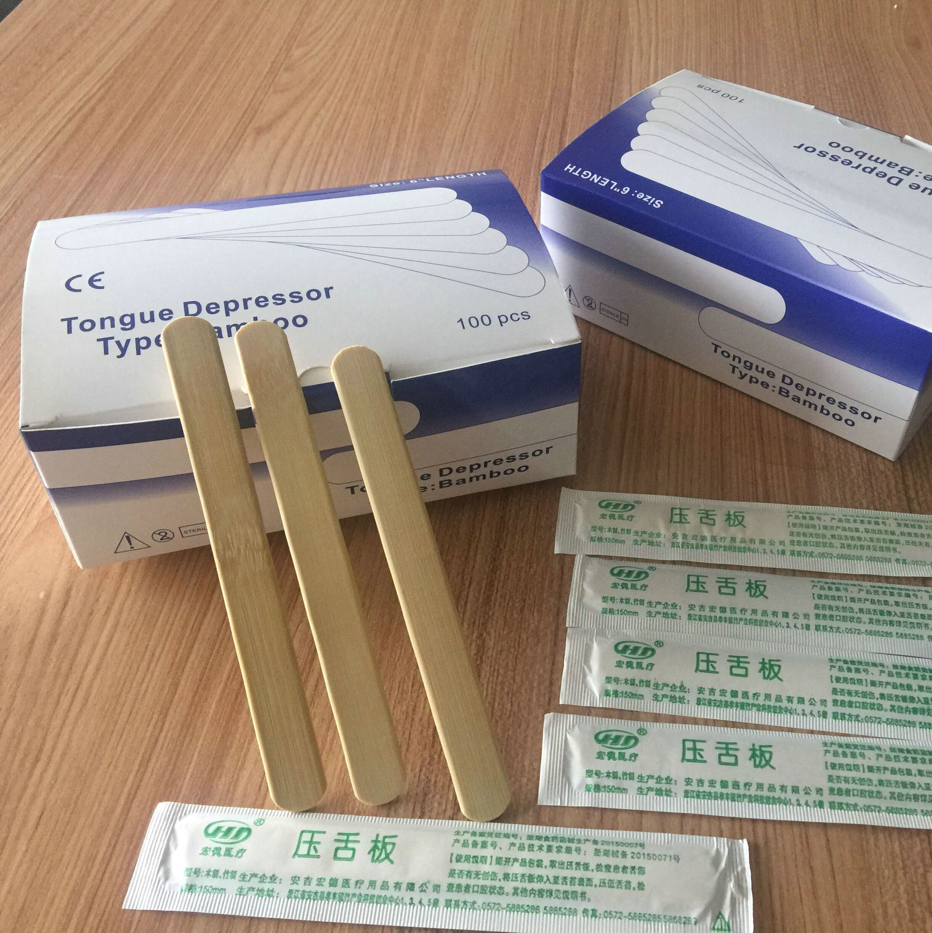 供应木质压舌板 一次性成人儿童医用压舌板 消毒医用一次性压舌板