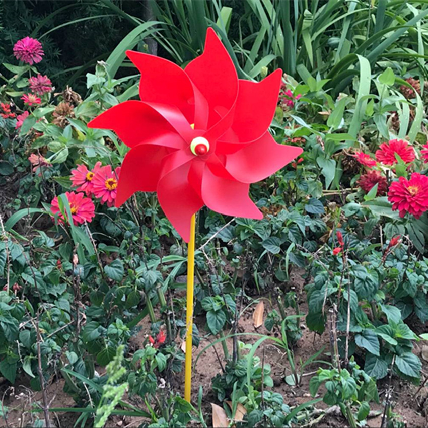 八叶风车批发儿童玩具diy小风车礼品广告节日幼儿园装饰四角风车