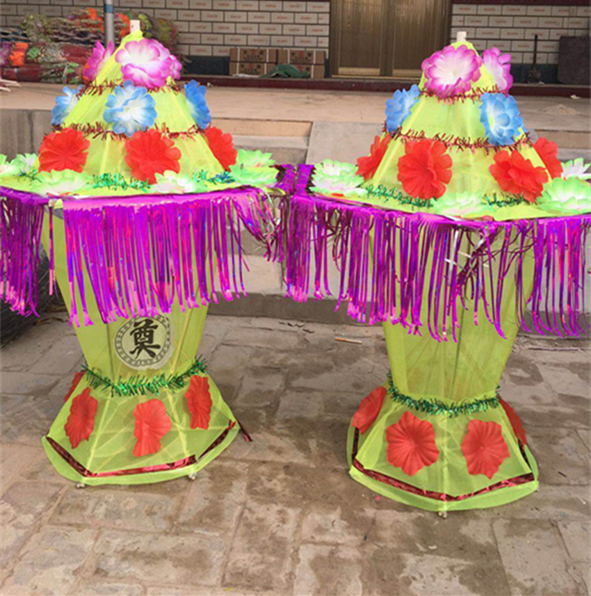 大约160cm 折叠仿真花花篮 昌寿殡葬用品批发祀用品丧葬白事