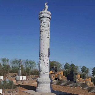 盘龙柱雕刻图片