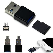 USB 3.0迷你TF读卡器+MICRO OTG/USB 3.0 CARD READER