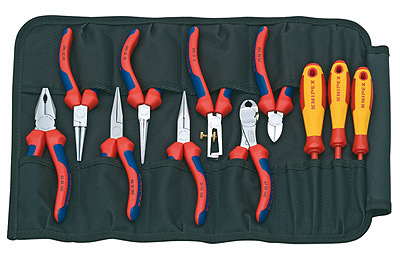 德国knipex 凯尼派克 00 19 41 11件套工具包