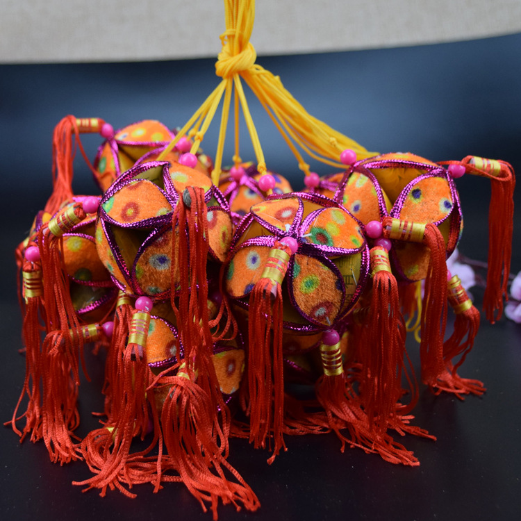 广西壮族绣球 6公分 手工艺品礼品旅游纪念品民族绣球批发