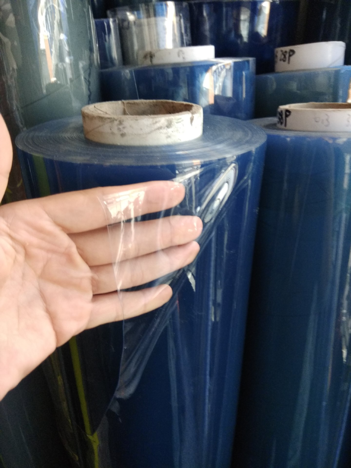 环保无p pvc超透明胶30c 防水塑料软膜 包装袋原料膜  现货供应