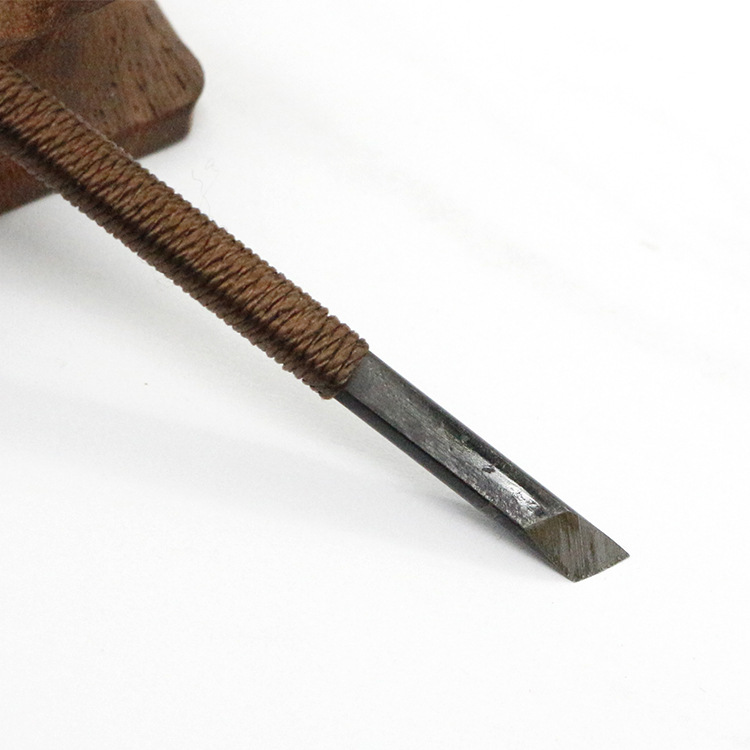 唐氏锰钢雕刻刀石刻刀篆刻刀 印章刻字刻章工具 斜口刀4.5mm