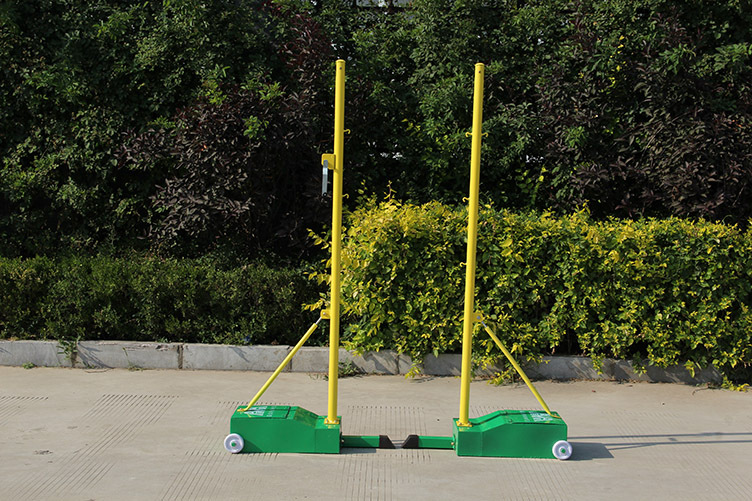 多功能四合一羽毛球架 移动式羽毛球网柱 可升降标准网架厂家直销