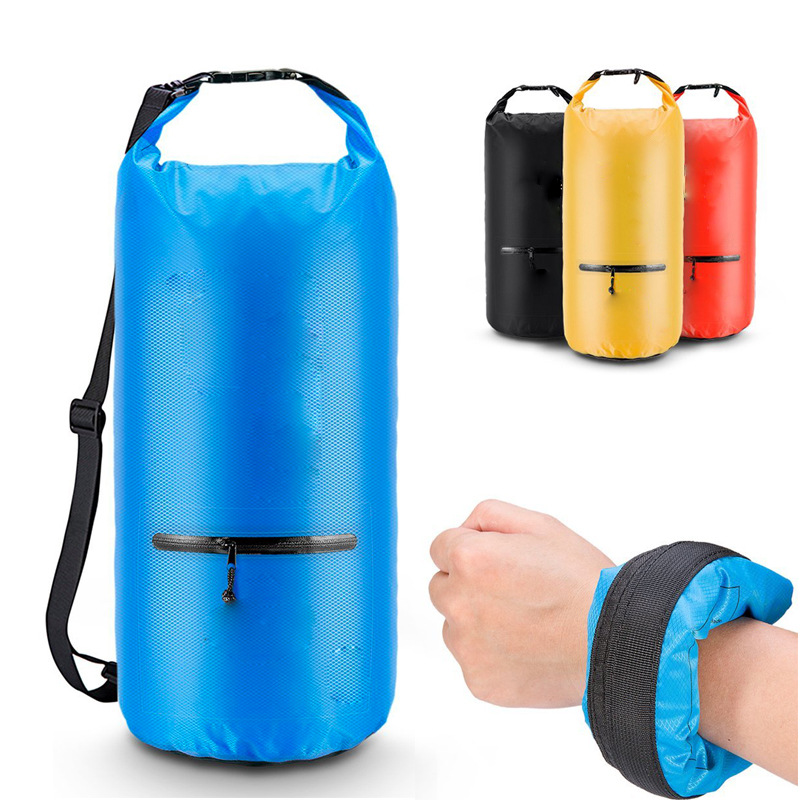 new ultra-light outdoors convenient light carrying water-proof bag checked cloth drifting outdoor river tracing storage water-proof bag