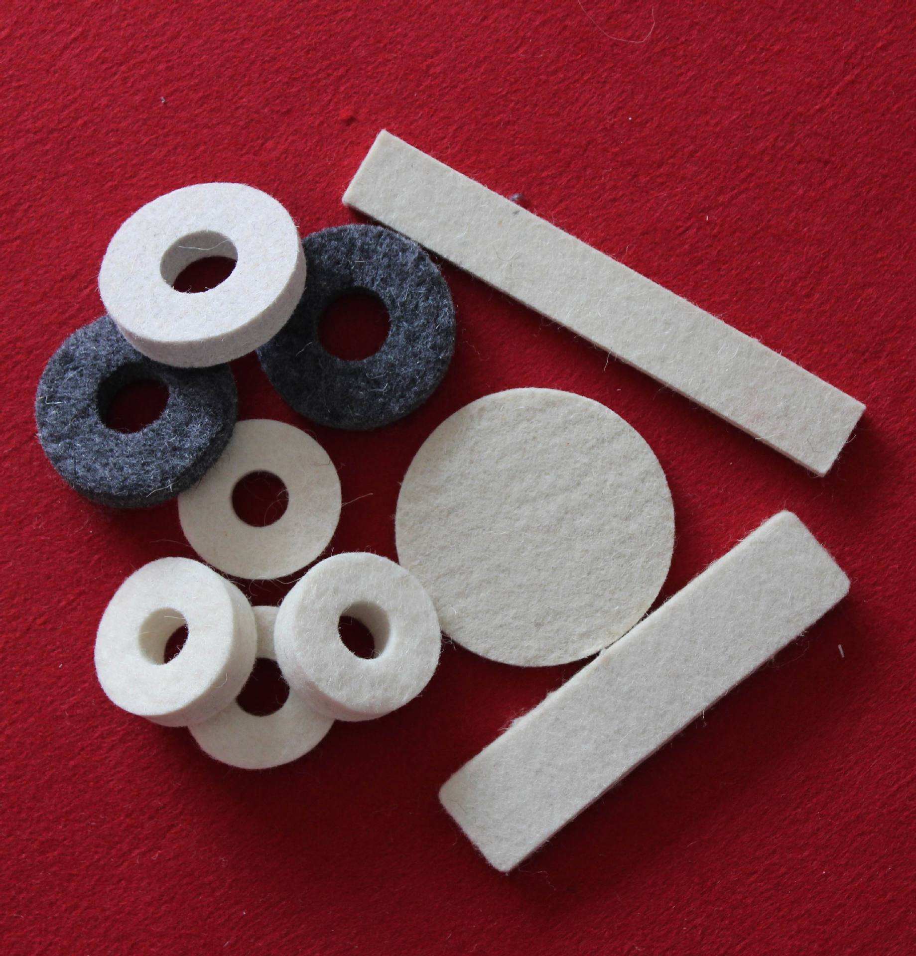 可定制加工工业毛毡异形密封垫圈 羊毛毡吸油垫圈羊毛毡防震垫片