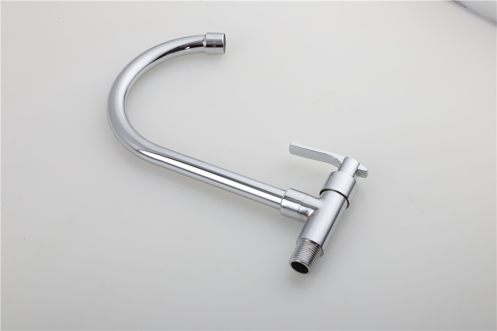 天王卫浴铜阀体厨房洗菜盆单冷水龙头阳台入墙洗衣池龙头厂家批发