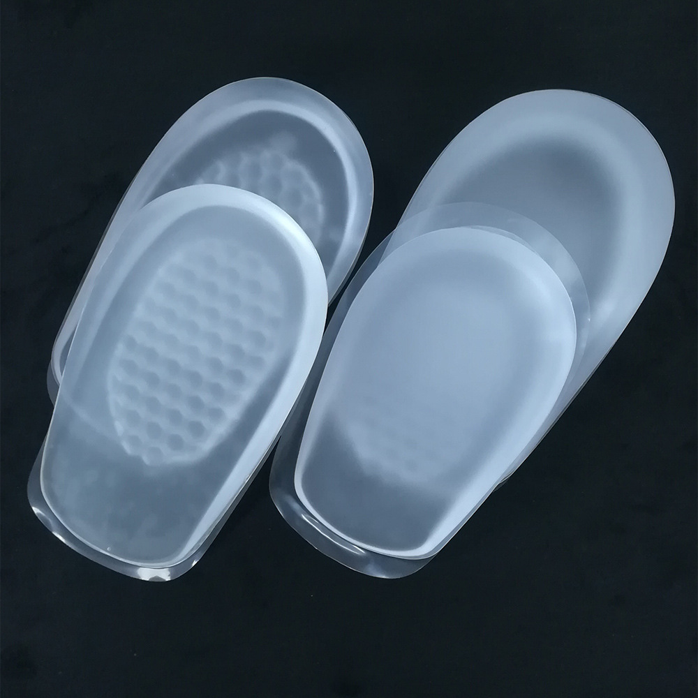 增高鞋垫 硅胶后跟垫男女透明隐形内增高鞋垫运动减震gel半码垫