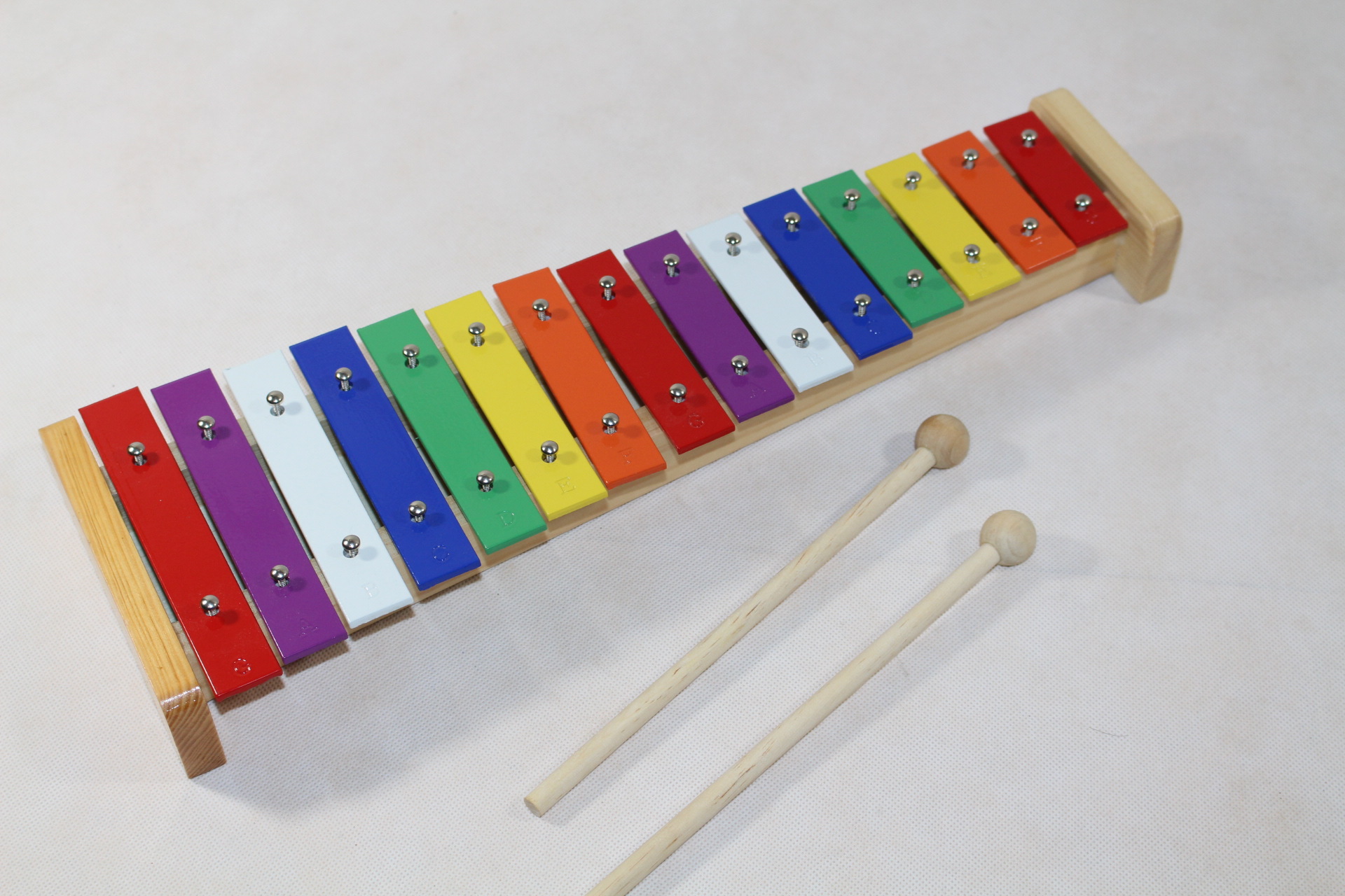儿童打击乐器 奥尔夫乐器铝板琴敲琴学校教学用 12音彩色铝板琴