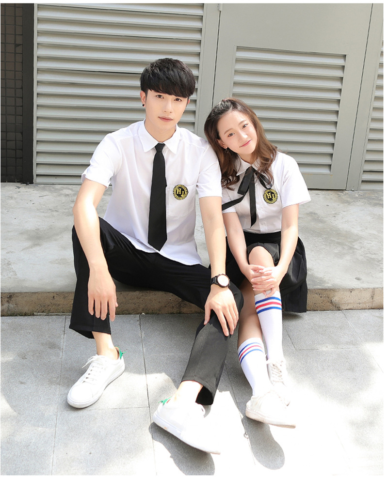 学生制服 学院风jk水手服初高中大学毕业班服情侣小时代校服套装