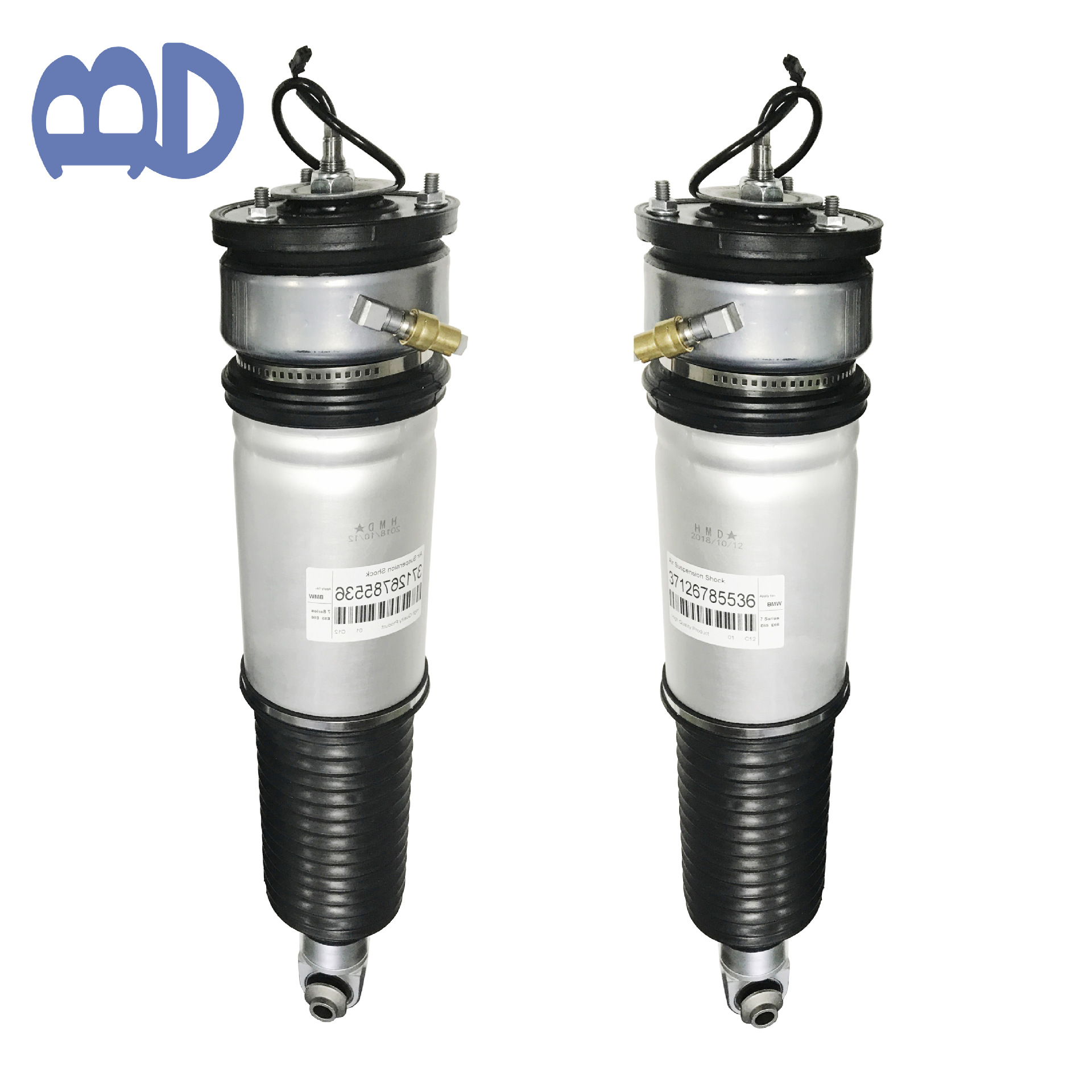 宝马7-系e66带电感后减 空气减震器 气动气囊避震机 37126785535