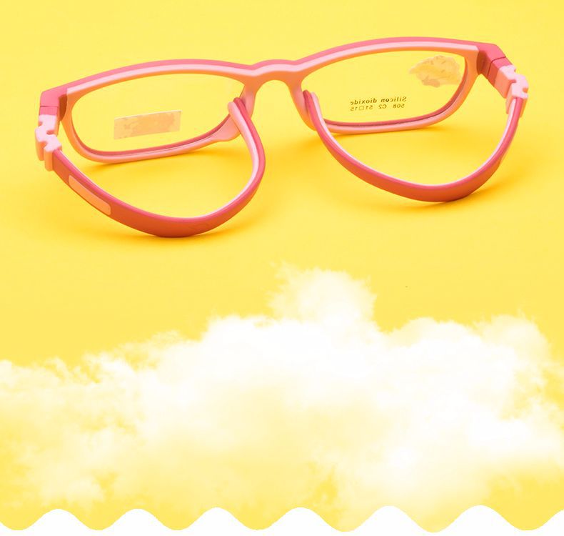 新光z508批发弱视远视全硅胶眼镜框架 可配近视舒适软腿学生眼镜