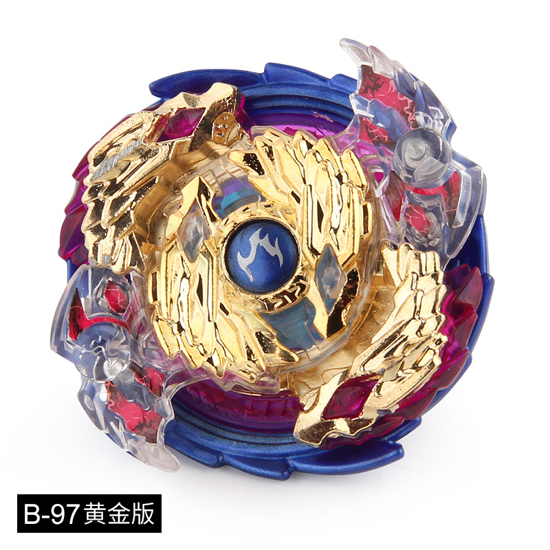 跨境升级版限定黄金版b97噩梦圣枪爆裂陀螺玩具单个战斗陀螺玩具