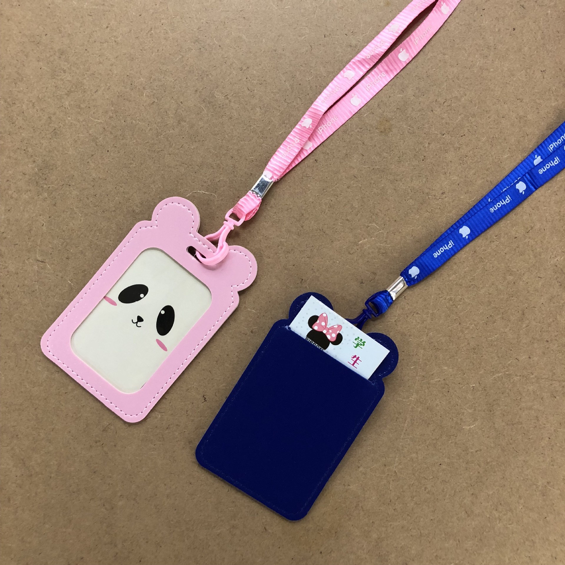 胸卡卡套_iphone提花米奇皮卡皮工作证胸卡卡套工牌