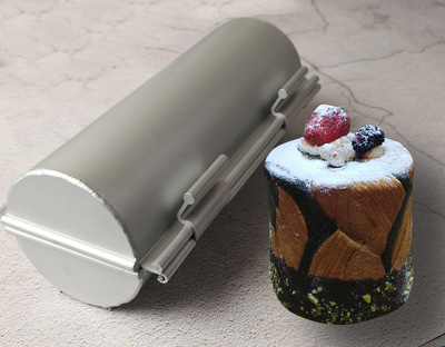 开合式中号圆形吐司模 面包吐司模具 翻盖面包模 圆柱面包模具