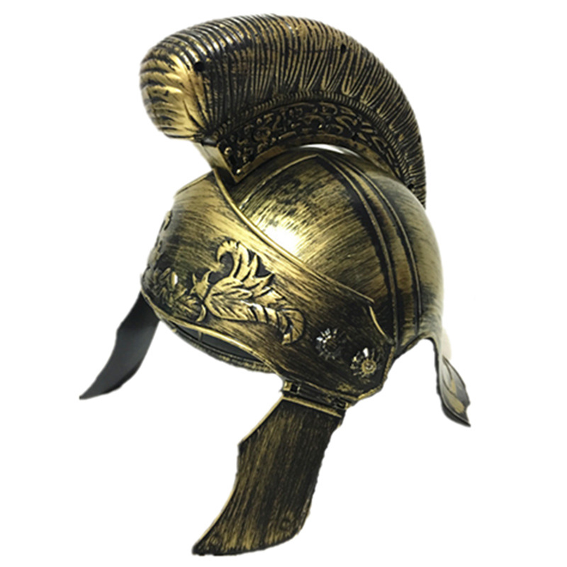 cos表演道具头饰帽子古罗马战神 斯巴达勇士头盔 盾牌武士骑士帽