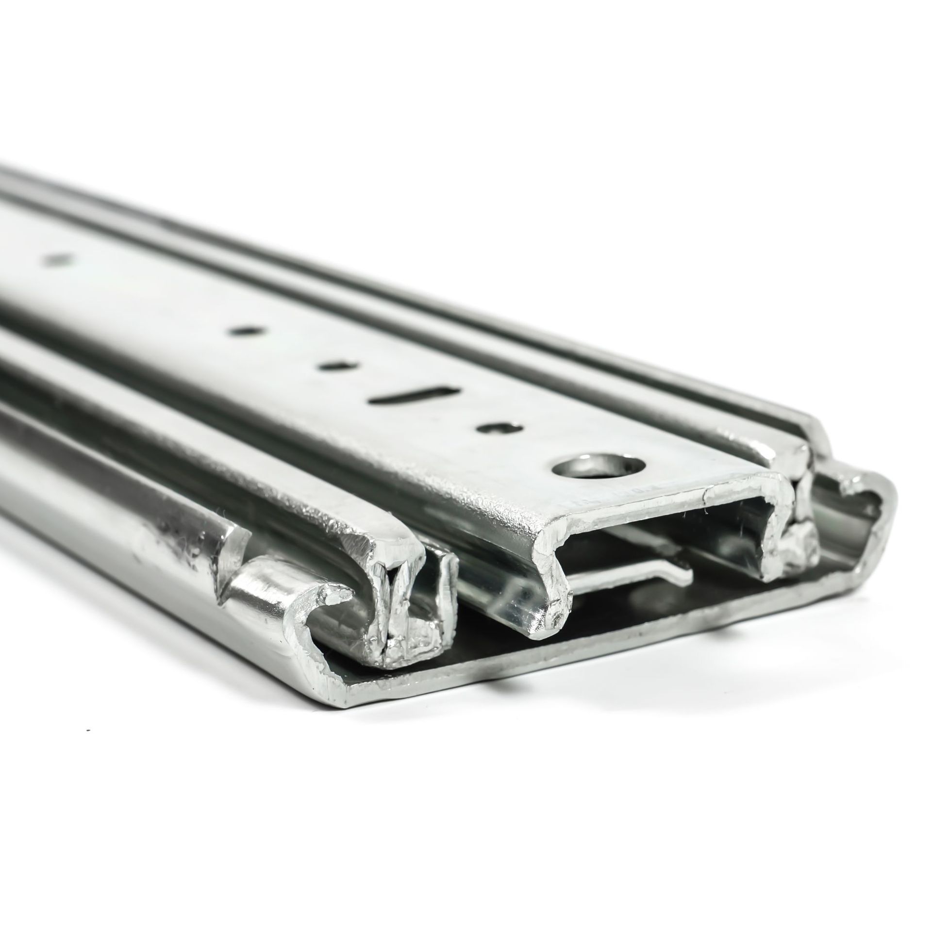 深圳伸缩导轨 三节缓冲滑轨 重型三节滑轨 推拉门导轨批发