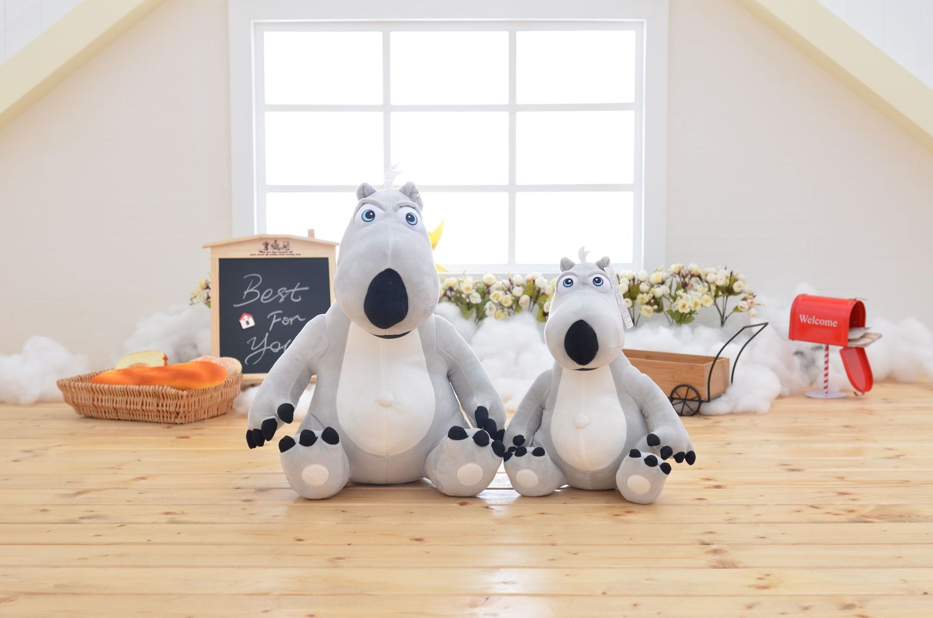 正版多多堡贝肯熊毛绒玩具倒霉熊欠揍熊电影公仔玩偶抓机娃娃批发