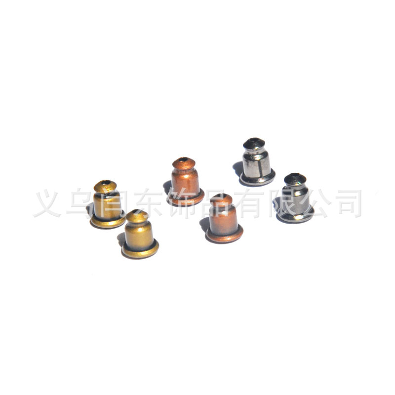 High Quality Copper Bullet Earplug Ear Stud Plug Gold Rose Gold White K Color Earrings Large Size Bullet Earplug