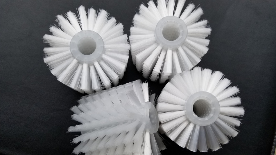 定做工业小毛刷辊毛刷轮尼龙丝毛刷轮磨料丝辊清洗机圆形毛刷滚筒