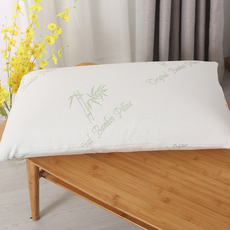 厂家直销竹纤维枕套面包枕枕套记忆棉枕套竹纤维面料空气层枕套