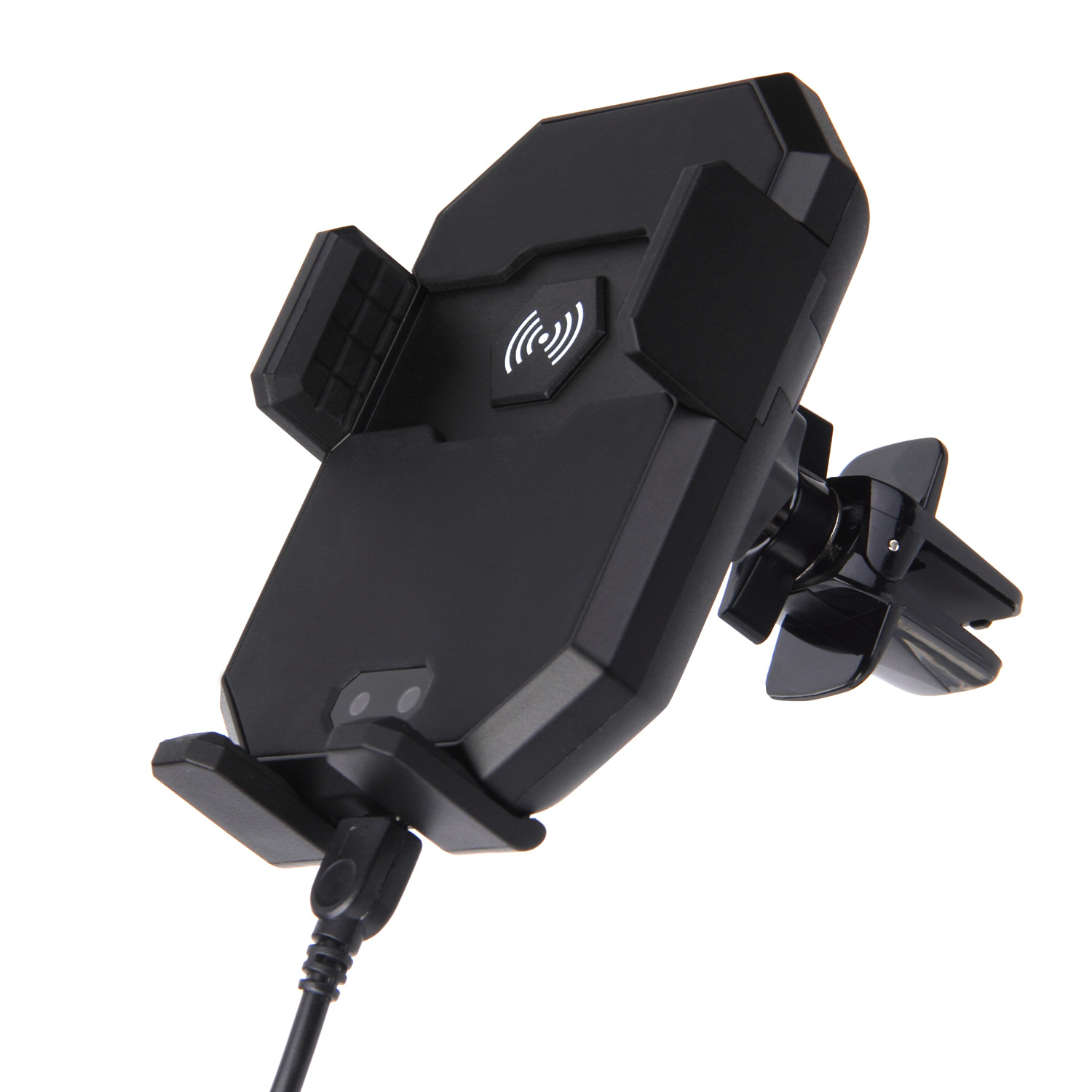 全自动红外线感应车载支架无线充电智能车载手机架工厂直销