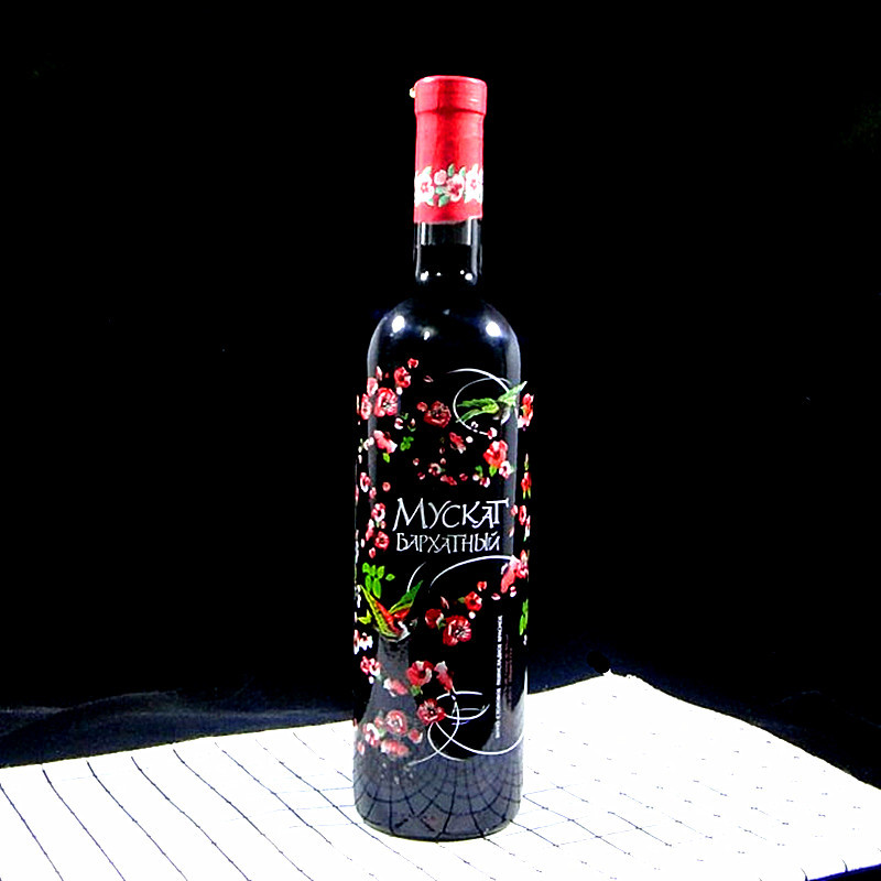 满百包邮原瓶进口红酒750ml 法纳天鹅绒麝香半甜红