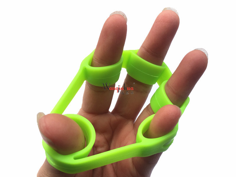 硅胶拉力器五指康复指尖训练握力器家用便携小型健身器材跨境爆款
