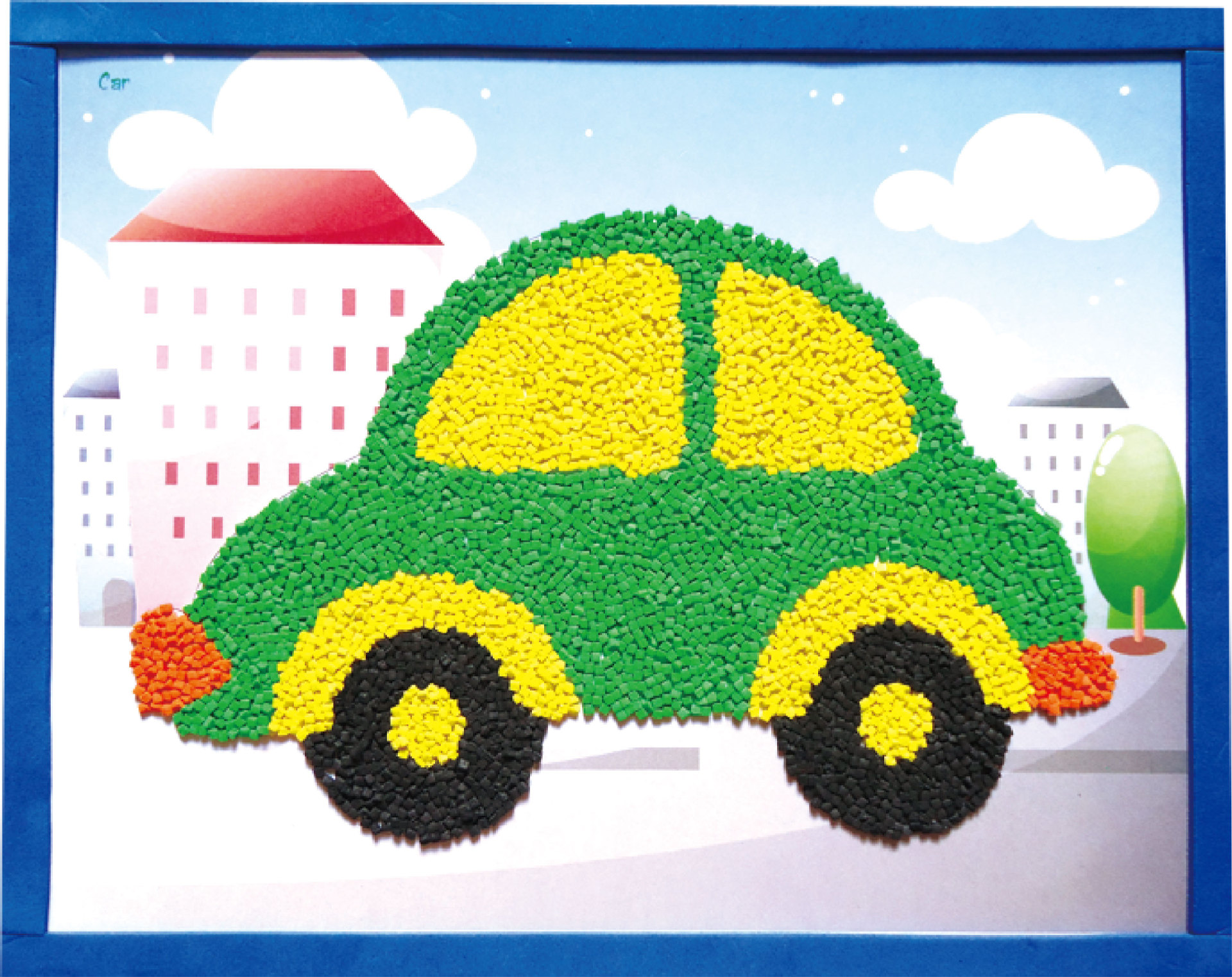 18款儿童泡沫粒子贴画幼儿园男女孩手工制作diy益智玩具礼物赠品