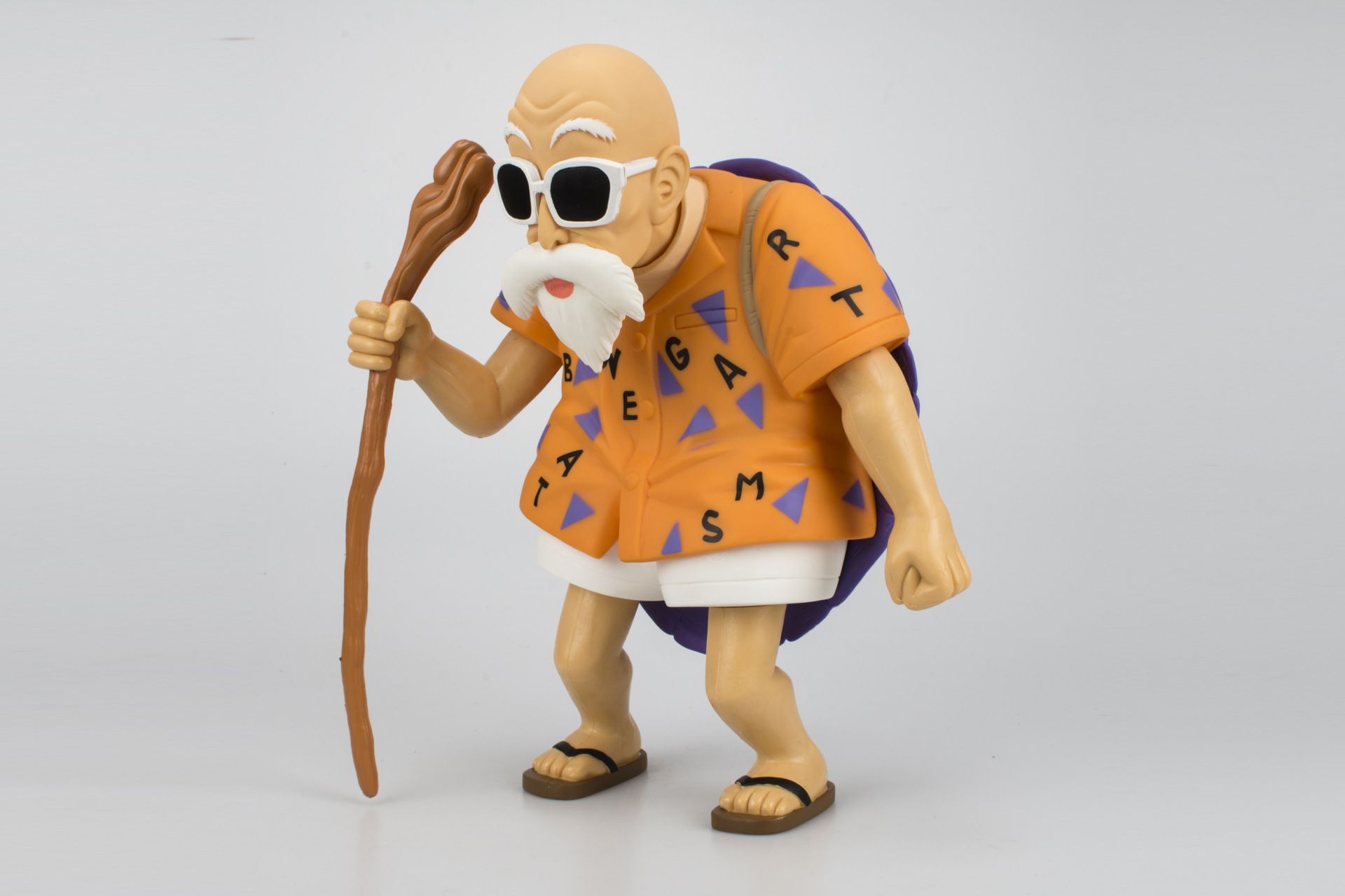 热卖特大动漫七龙珠龟仙人手办公仔橙衣服25cm搪胶玩具模型摆件