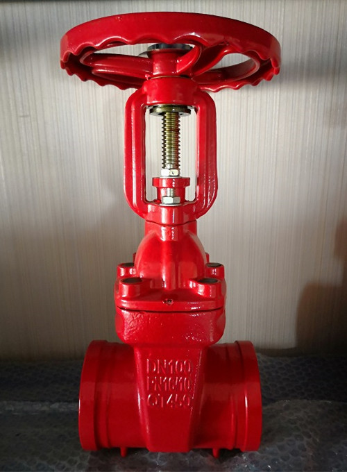 天津塘沽沟槽明杆闸阀 消防闸阀 弹性座封闸阀 tvtz81x-16