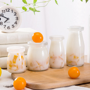 透明玻璃布丁瓶