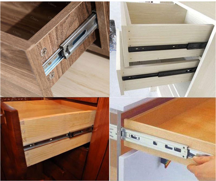 4210三节轨道 抽屉滑轨 走珠轨道 路轨 抽屉托底导轨 专业供应