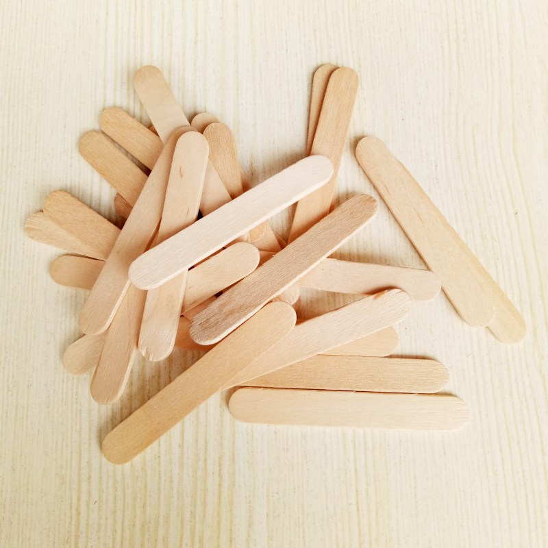 促销雪糕棍棒 diy手工模型制作工具 冰棒棍冰淇淋棒65型 50支