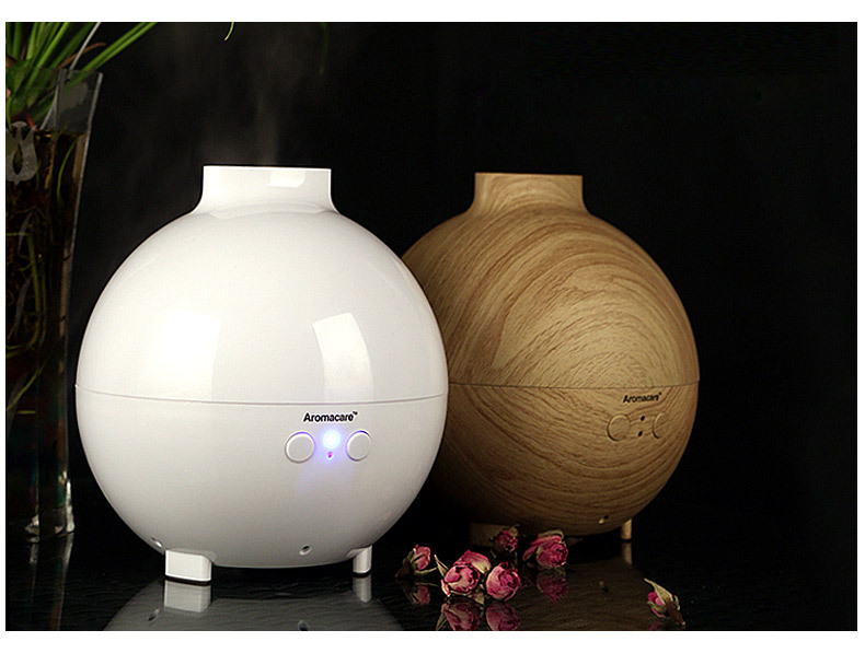 600ml木纹香薰机 家用静音香薰加湿器精油扩香议 aroma diffuser