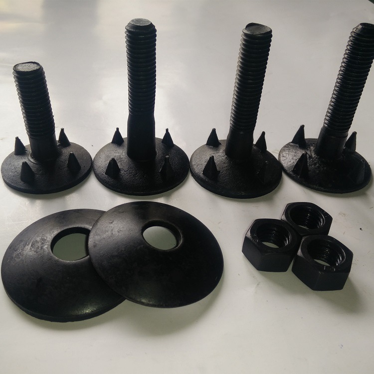 国标高强度锻打8.8级畚斗螺栓 提升机料斗一体皮带钉 皮带螺栓