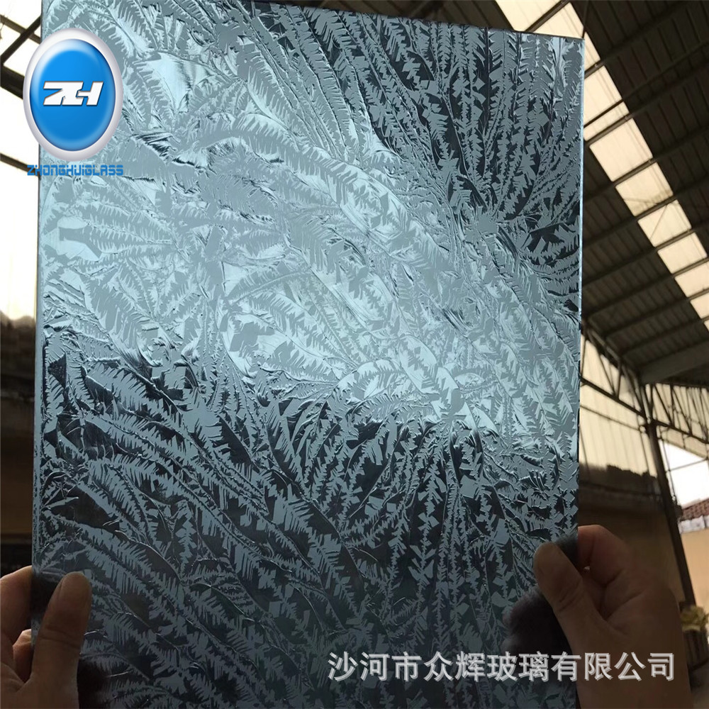 背景墙 橱柜 爆冰玻璃 uv 冰花玻璃 可钢化 镀膜玻璃爆冰装饰专用