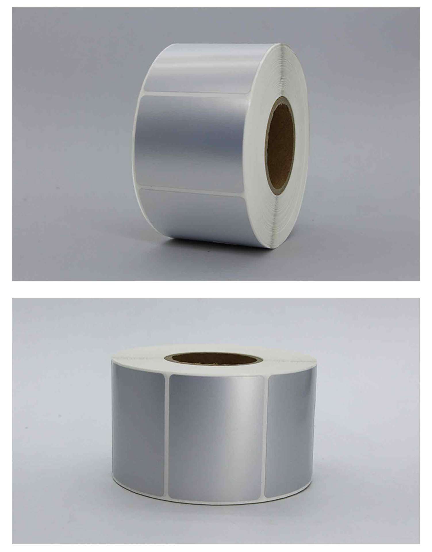 哑银不干胶标签纸 亚银标签打印pet防水纸 条码纸抗刮抗高温