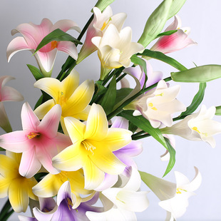 仿真百合花 pu图片