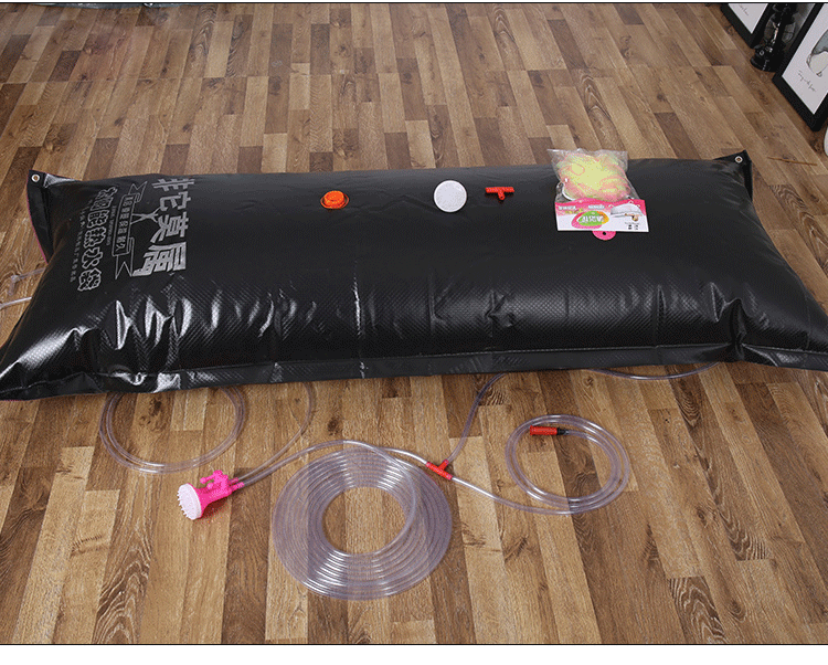 家用户外热水袋现货 加厚太阳能晒水袋 160l户外家用洗澡袋批发