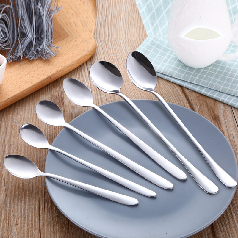 1010系列 不锈钢勺子 长柄 冰勺 咖啡勺 搅拌勺 可刻印·logo礼品