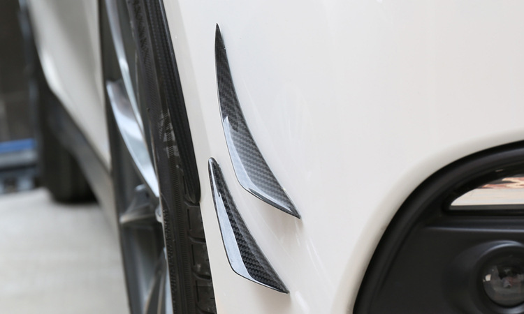 风刀改装 通用型碳纤维风刀四件套前扰流风刀导流风刀 干式真碳维