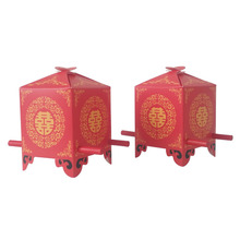 经典中式古典婚礼糖果包装盒 创意红色花轿喜糖盒 厂家现货供应